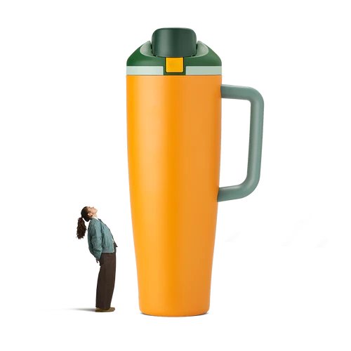 FreeSip Tumbler - Orange Grove - 40oz